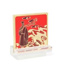 Scholar with Eagle Mini Plaque