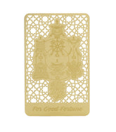 8 Auspicious Symbol Gold Wallet Card