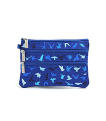 Triple Zipper Lucky Pouch