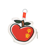 Peace & Happiness Apple Canvas Pouch