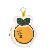 Good Fortune Orange Canvas Pouch