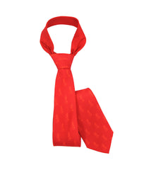 Red "HUM" Tie with Popularity Amulet