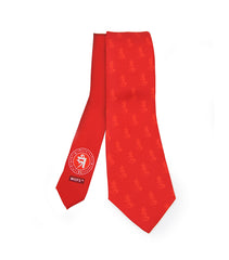Red "HUM" Tie with Popularity Amulet