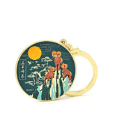 Three Sheep on A Mountain Amulet