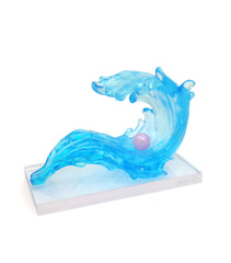 Water Wave With Purple Pearl