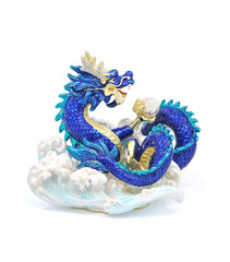 Azure Dragon With Waves