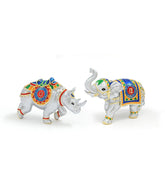 Active Rhinoceros & Elephant