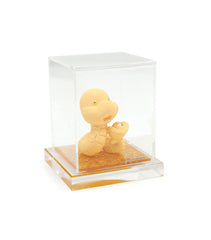 24K Gold-Plated Snake Bearing An Ingot