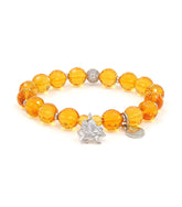 Sky Porcupine Charm Bracelet with Citrine