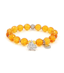 Sky Porcupine Charm Bracelet with Citrine