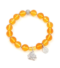 Sky Porcupine Charm Bracelet with Citrine