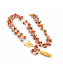 9 Eyed Dzi & Anti-Evil Eye Beaded Necklace