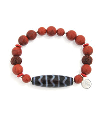 "Wealth & Influence" Dzi Bracelet