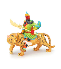 Bejewelled Trio of Tigers with Wealth Gods