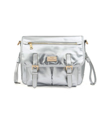 WOFS Buckle Messenger Bag (Liquid Chrome)