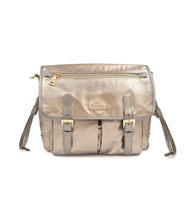 WOFS Buckle Messenger Bag (Liquid Chrome)