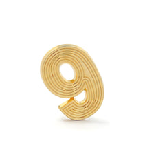 Number 9 Brooch
