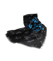 Wish Fulfilling Shawl - Teal Blue