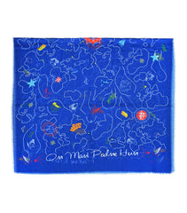 Blue Ocean Of Wealth and Treasure Shawl