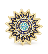 15 HUMS Protection Wheel Brooch