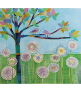 Two Birds On A Rainbow Tree