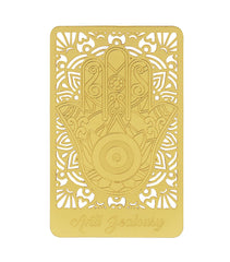 Anti-Jealousy Gold Talisman Card