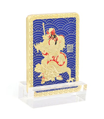 Kwan Kung With Dragon Mini Plaque