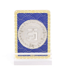 Kwan Kung With Dragon Mini Plaque