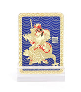 Kwan Kung With Dragon Mini Plaque