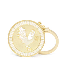 Rooster Peach Blossom Amulet