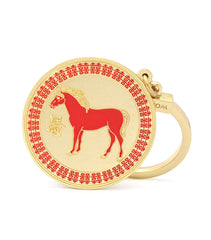 Horse Peach Blossom Amulet