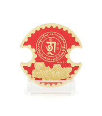 Wealth Lock Mini Plaque