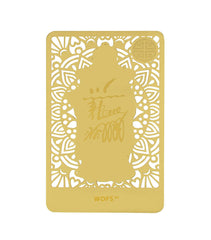 God of Wealth Gold Talisman Card
