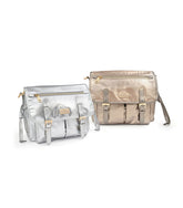 WOFS Buckle Messenger Bag (Liquid Chrome)
