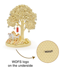 Golden Money Tree with 3 Sheep