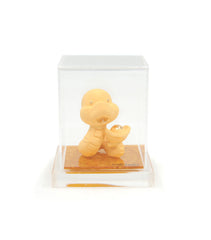 24K Gold-Plated Snake Bearing An Ingot