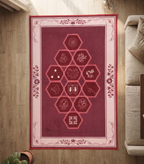 12 Imperial Ornaments Carpet
