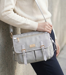 WOFS Buckle Messenger Bag ( Metallic Matte )