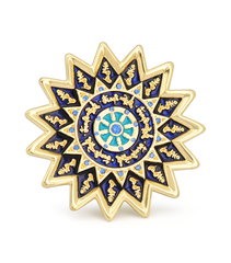 15 HUMS Protection Wheel Brooch