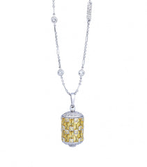 Prayer Wheel Pendant for Wealth