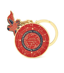 Crimson Phoenix Lunar Mansions Harmonizing Amulet